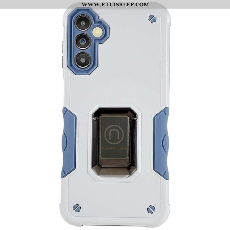 Etui do Samsung Galaxy A14 / A14 5G Wsparcie Pierścienia Z Efektem Metalu